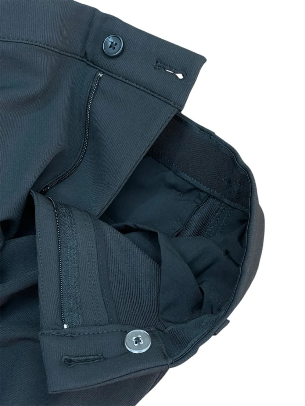 Greg Norman Collection Black Textured Stretch Chinos Pants - 34 x 30